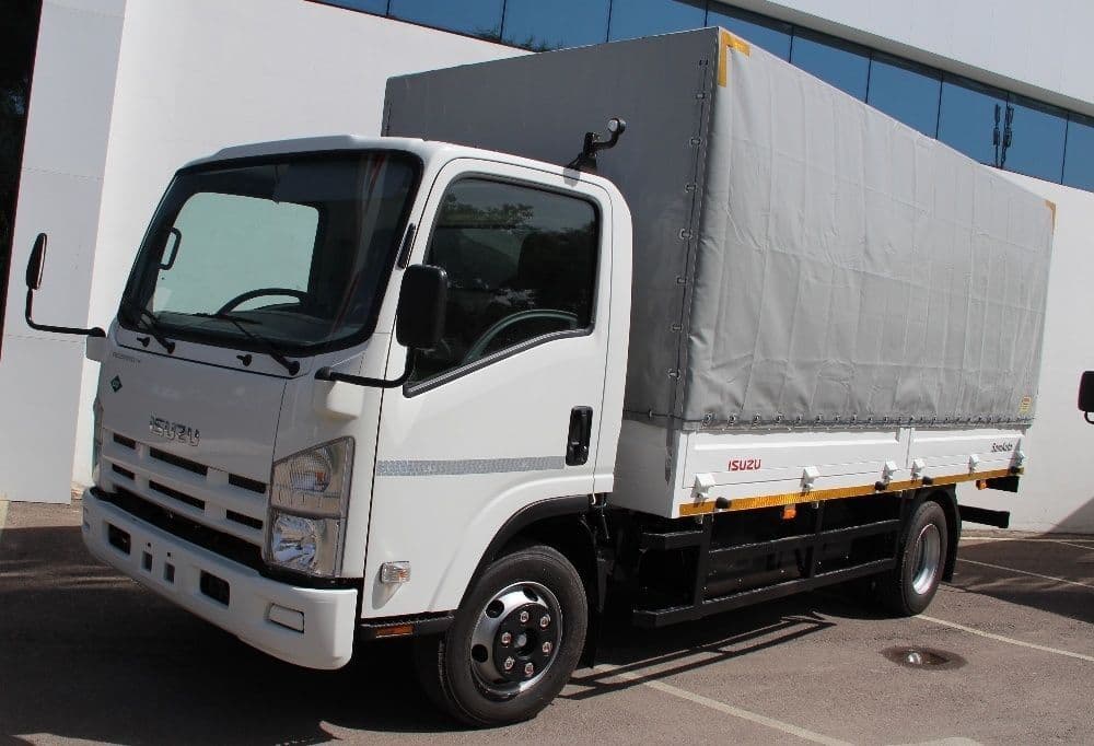 Бортовой с тентом Isuzu NPR 82L [CNG] муддатли туловга ва лизингга! — 1