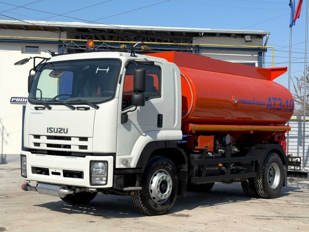 Автотопливозаправщик / Бензовоз / АТЗ-10м3 на шасси ISUZU FVR34K.