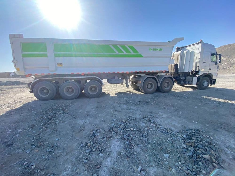 Тягач А7 (CNG) + полуприцеп самосвальный Sunhunk 40m3 — 3