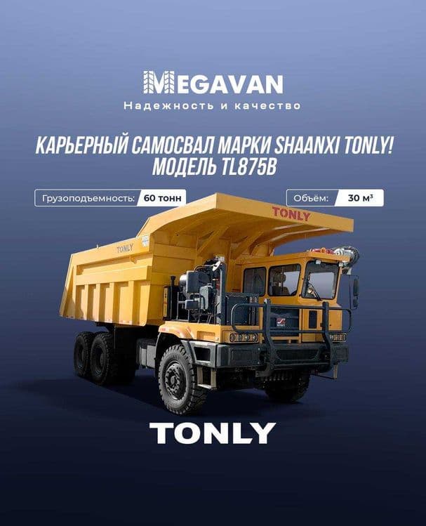 Самосвал Shaanxi Tonly markali TONLY TL875B karyer samosvali — 5