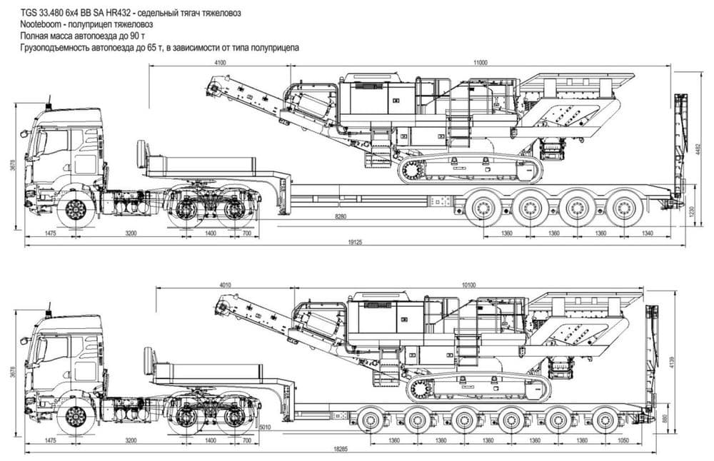 ТЯГАЧ MAN TGS 33.480 6x4 BB SA HR432 - Maxiton Euro 2 — 7