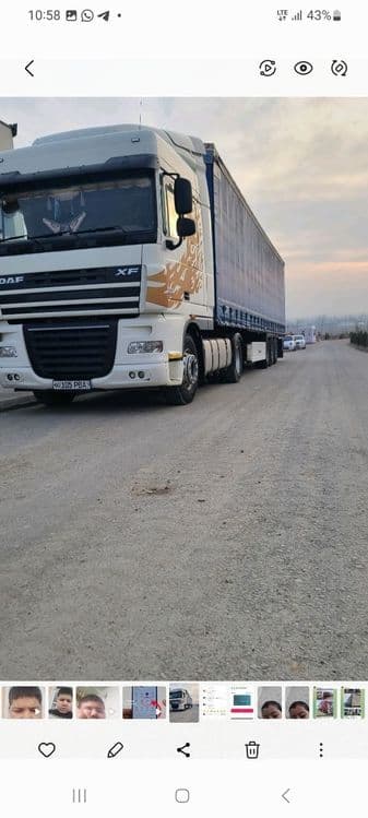 DAF XF EURO 5 + KRONE Прицеп Сотилади — 1