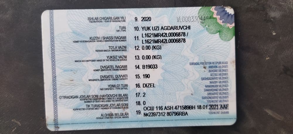 Самосвал Howo DONGFENG 10 тонн 4x2. 2020г. — 4