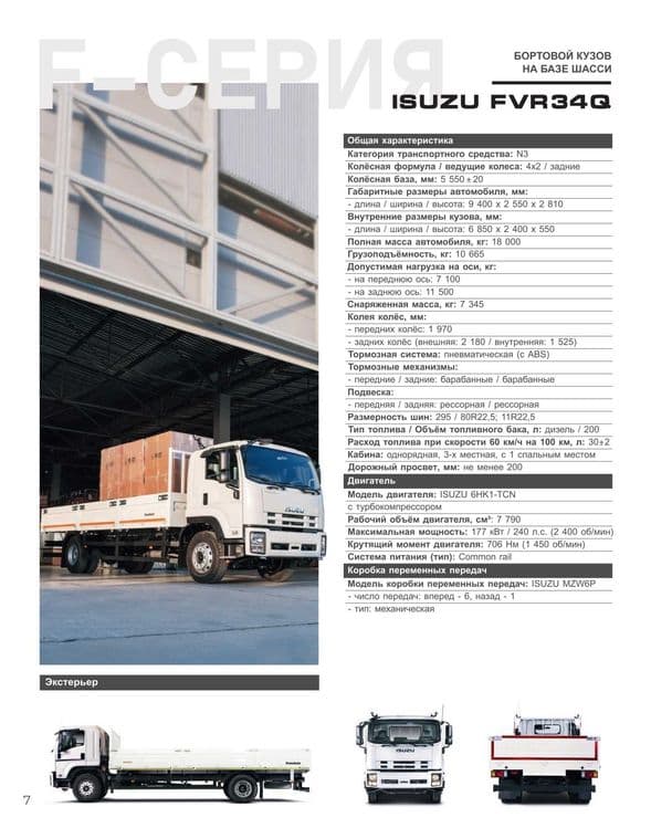 ISUZU FVR34Q Bortli kuzov Muddatli to'lov 18 oygacha — 2