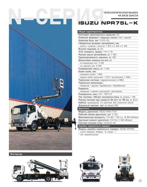 ISUZU NPR75L-K  vishka 18 m Muddatli to'lov 18 oygacha — 2
