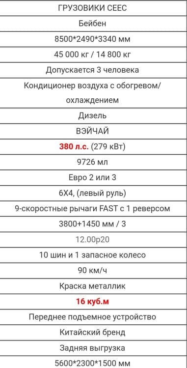 North Benz (BeiBen Truck) самосвал 18 минг пробег — 8