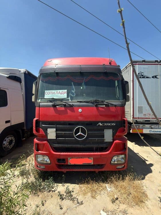 Mercedes-Benz Actros + Tramp Trail Прицеп Сотилади — 3