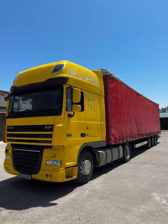 DAF XF 105.410 EURO 5 + KRONE Прицеп Сотилади — 1