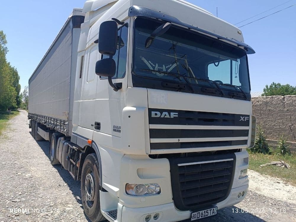 DAF XF 105.410 EURO 5 + WIELTON Прицеп Сотилади — 2