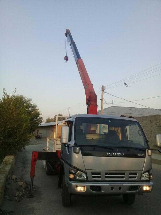 Isuzu NPR82 CNG Manipulyator SOTILADI! — 3
