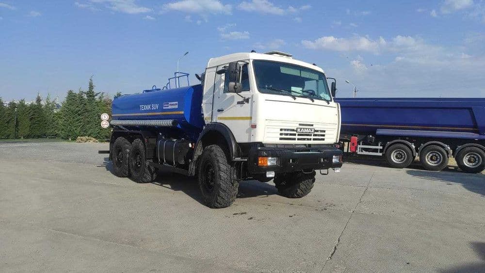 Автоцистерна водовоз для тех воды 10 м3 КАМАЗ 43118 вездеход 6х6 — 3