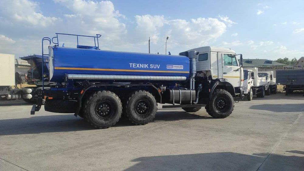 Автоцистерна водовоз для тех воды 10 м3 КАМАЗ 43118 вездеход 6х6 — 4