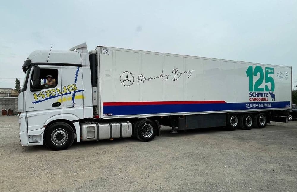 Mercedes Actros 1845 + SCHMITZ Реф Сотилади — 2