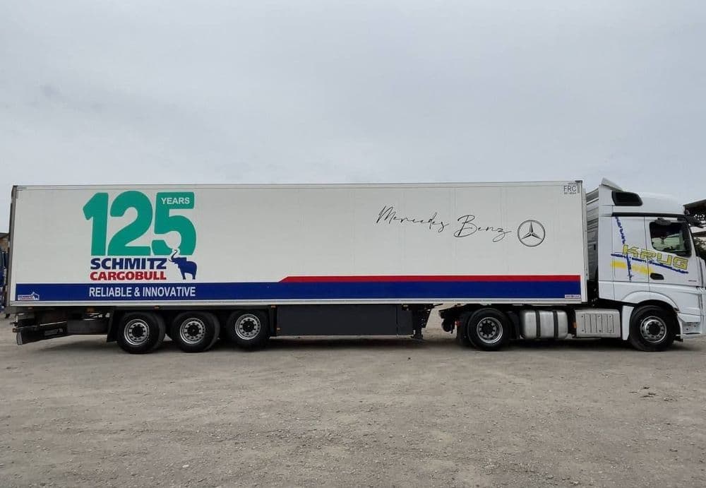 Mercedes Actros 1845 + SCHMITZ Реф Сотилади — 8
