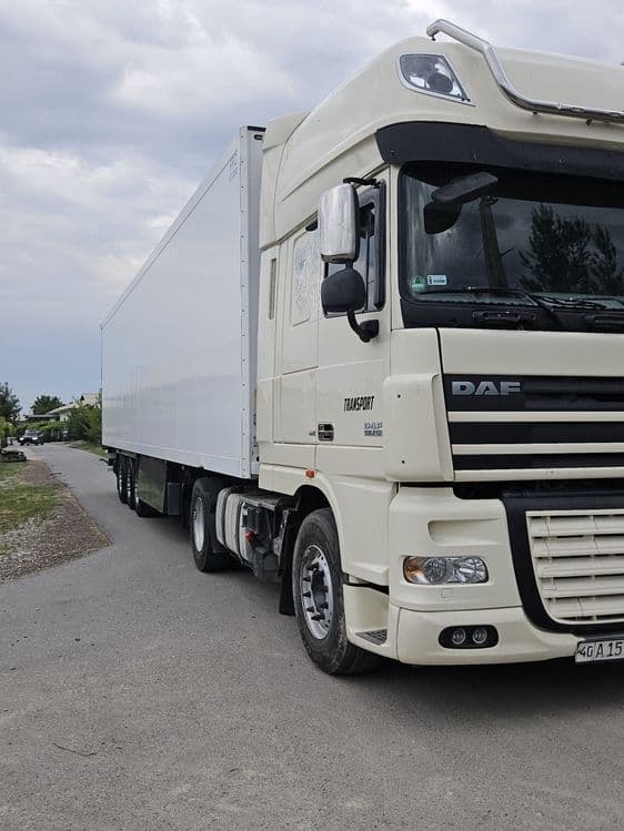 DAF XF 105.510 EURO 5 + SCHMITZ Реф Сотилади — 2
