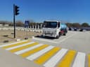 Isuzi avtobusda terilgan
