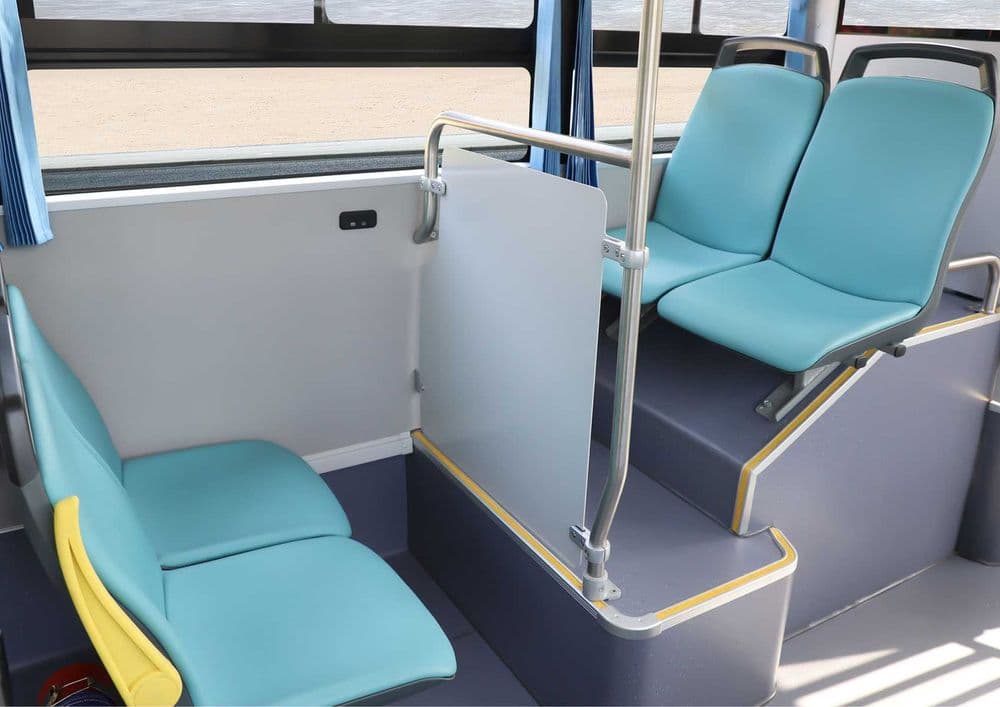 9.5 метровый городской автобус Kinglong автомат коробка — 4