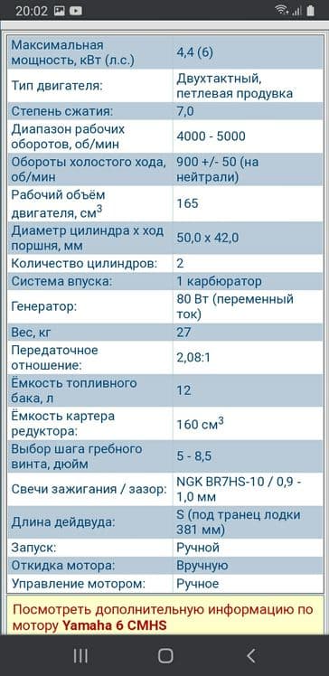 Мотор Ямаха и надувная лодка Бриг В380 — 2