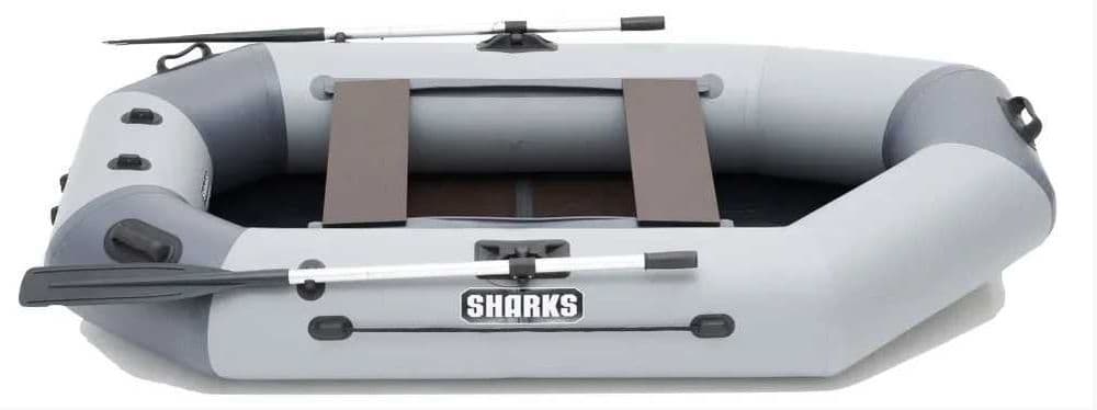 Лодка Shark.S-240х130х36 см. 2 мест 220 кг Доставка бесплатно — 8