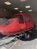 Лодка GLADIATOR E380S красно-чёрный