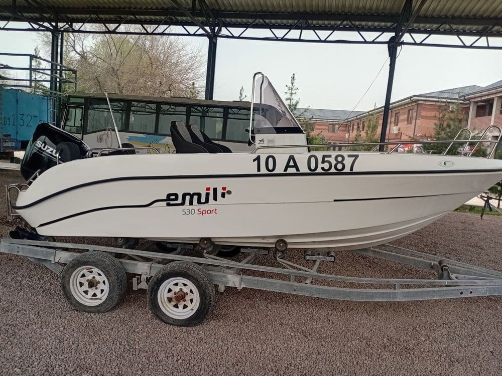 Продается новый катер Emile 570 спорт с новым  дви. сузуки 140-4такт — 5