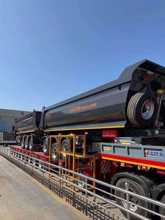 Самосвальный полуприцеп RAVON TRAILERS 7,2 тонн 3 мост — 2