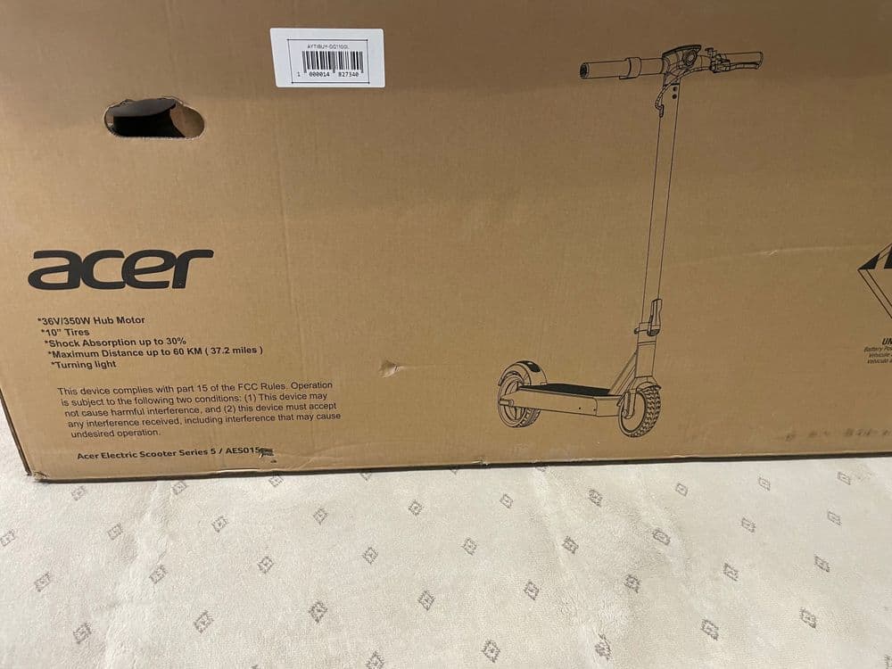 Acer электроскутер — 2