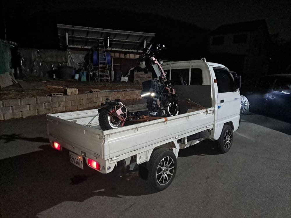 WEPED Dark Knight standing samokatlar qiroli full tuning 72v.90Ah — 3