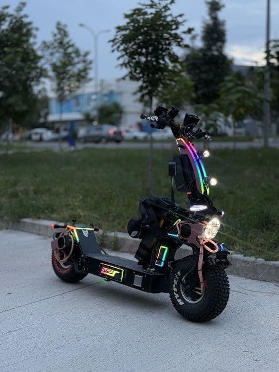 WEPED Dark Knight standing samokatlar qiroli full tuning 72v.90Ah — 4