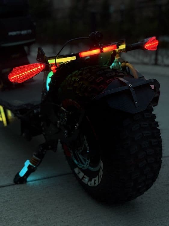 WEPED Dark Knight standing samokatlar qiroli full tuning 72v.90Ah — 5