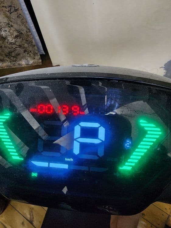 Skuter probeg 138km — 5