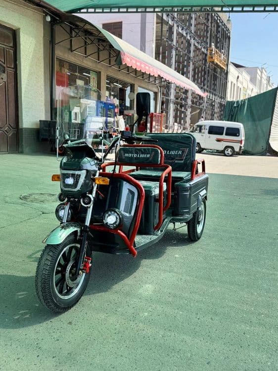 trisikl, skuter, elektro trisikl, moto, stakan — 1