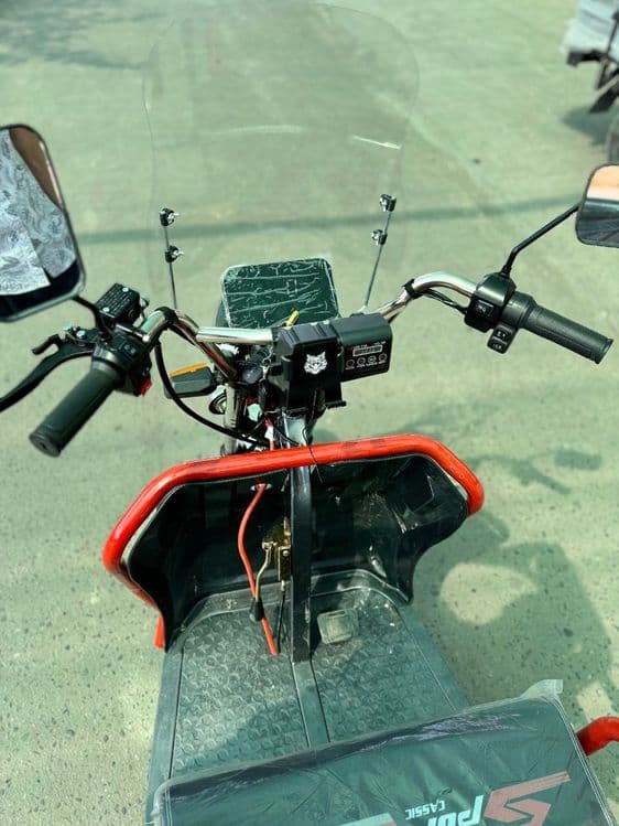trisikl, skuter, elektro trisikl, moto, stakan — 6