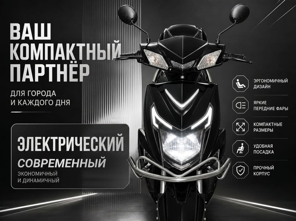 Продаётся электроскутер б/у в хорошем состоянии — 1