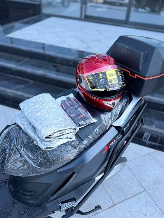 Elektron skuter 1500W, 70 km/soat, 100–120 km/zaryad — 7