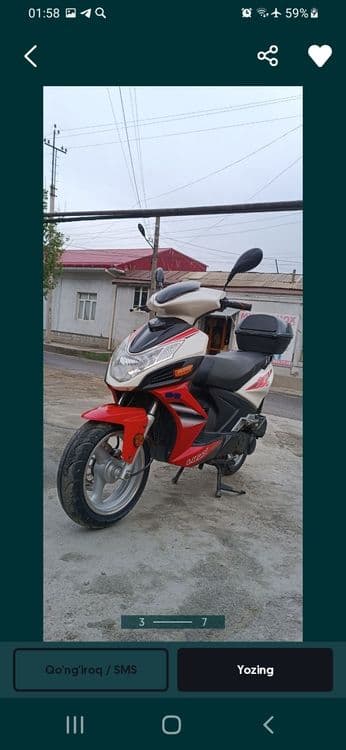 Skuter Lifan sotiladi — 2