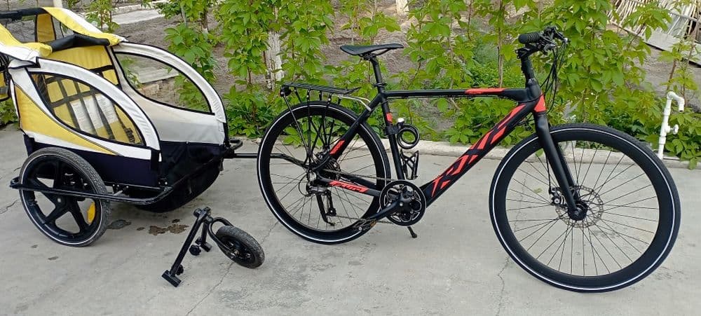 Elektovelosiped tirkama