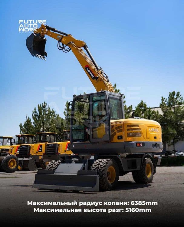 Lovol FP90W 0.3 m³ kovsh bilan jixozlangan yuqori sifatlik ekskavator — 3
