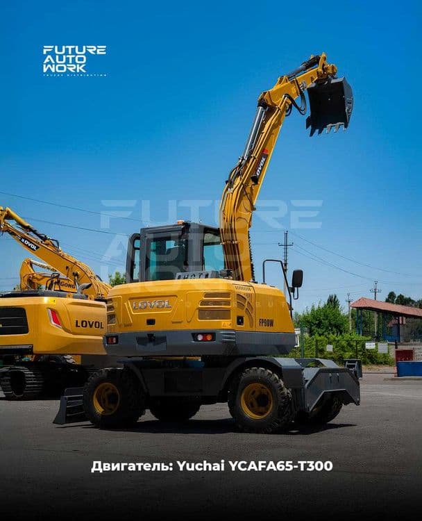 Lovol FP90W 0.3 m³ kovsh bilan jixozlangan yuqori sifatlik ekskavator — 4