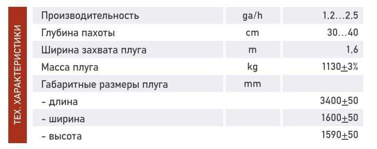 ПЛУГ ОБОРОТНЫЙ НАВЕСНОЙ ПОН 3+1Х40 2026 года новый современный тип — 2