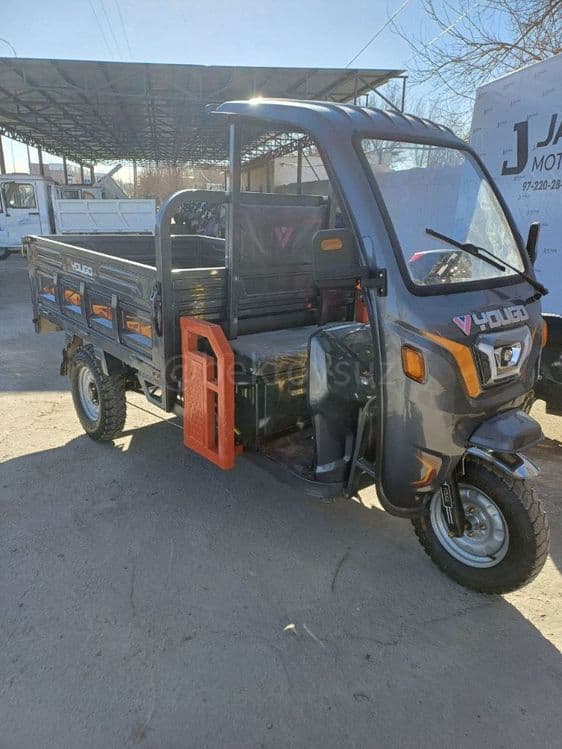 Трицикл электромуравей Yougo 72V 2000W до 1000кг мотороллер полукабина — 5