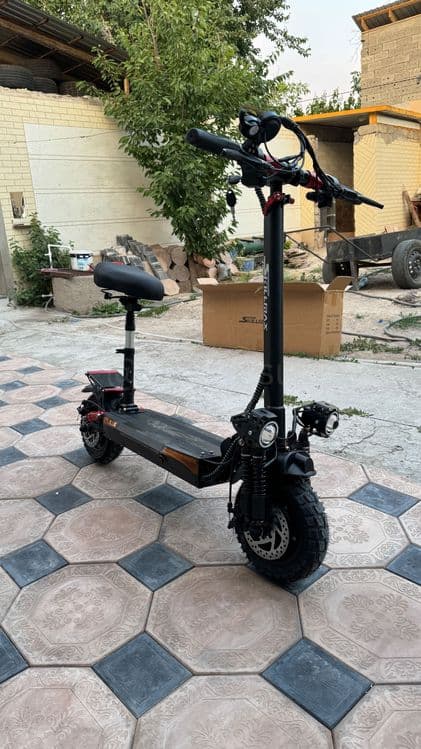 Электросамокат Skillmax YQ-005C 45км/ч 2 мотора мощный складной — 1