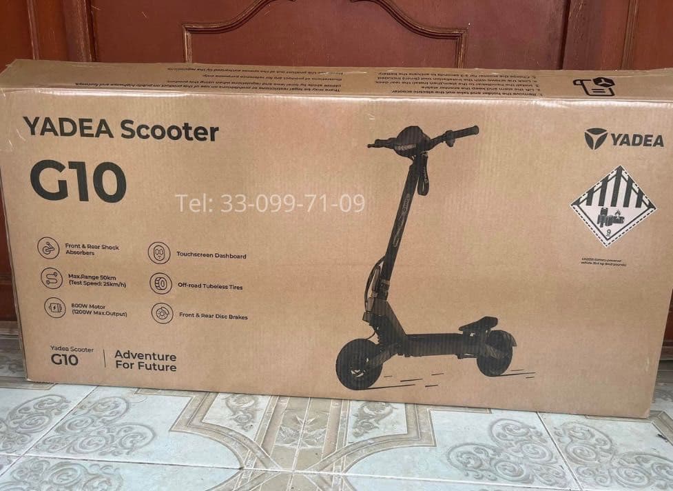 Электросамокат Yadea G10 | 800W до 50км сенсорный экран | успей купить — 4