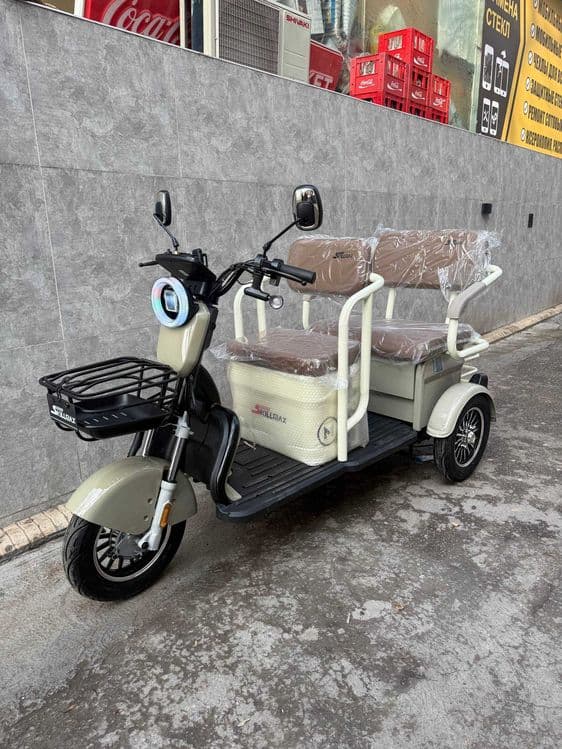 Новый мотороллер-Рикша, в коробке. Yangi skuter-Riksha, qutida. — 4