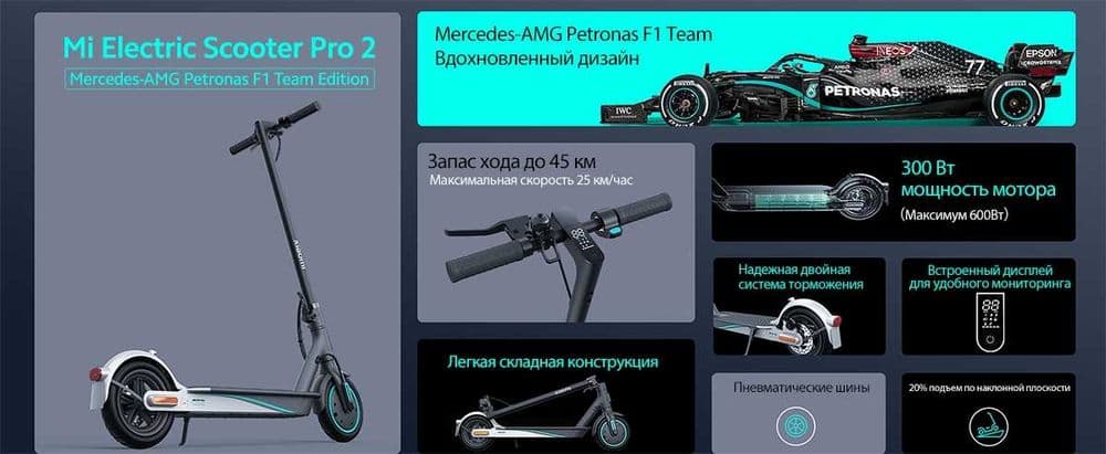 Xioami Электросамокат Mi Electric Scooter Pro 2 — 5