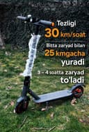 Электро самокат Elektro samakat
Даставка бесплатная