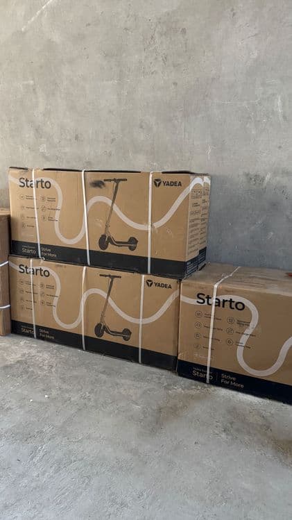 Электросамокат Yadea Starto 750W • до 30 км • складной — 2