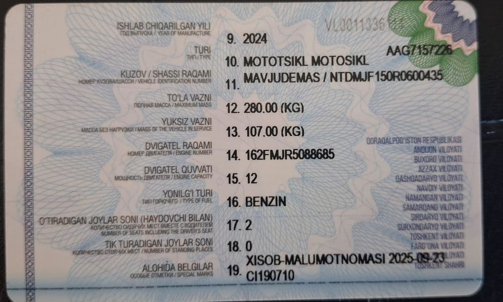 Lifan 150 Sotiladi — 3