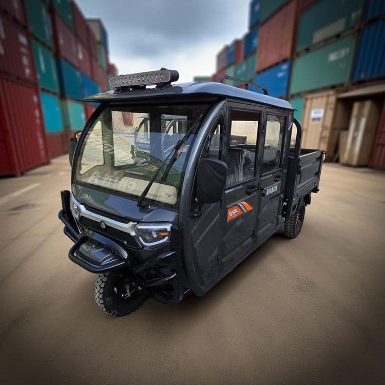 Elektro 1 tonnalik dubl kabina motorol muravey matarol motoroller