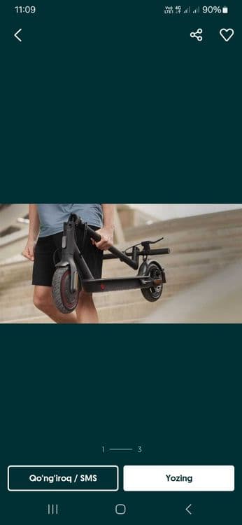 Elektrosamokat sotiladi — 2